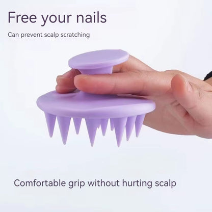 Massage Silicone Comb Head and Face Massage Balancing Oils Provide Gentle Massage Compact Size Streamlined Design Massaging Comb
