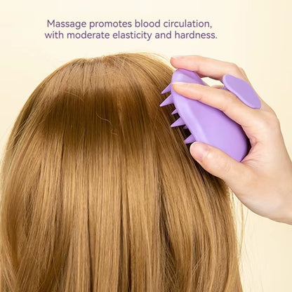 Massage Silicone Comb Head and Face Massage Balancing Oils Provide Gentle Massage Compact Size Streamlined Design Massaging Comb