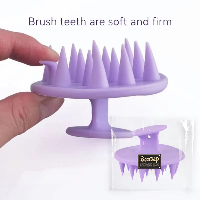 Massage Silicone Comb Head and Face Massage Balancing Oils Provide Gentle Massage Compact Size Streamlined Design Massaging Comb
