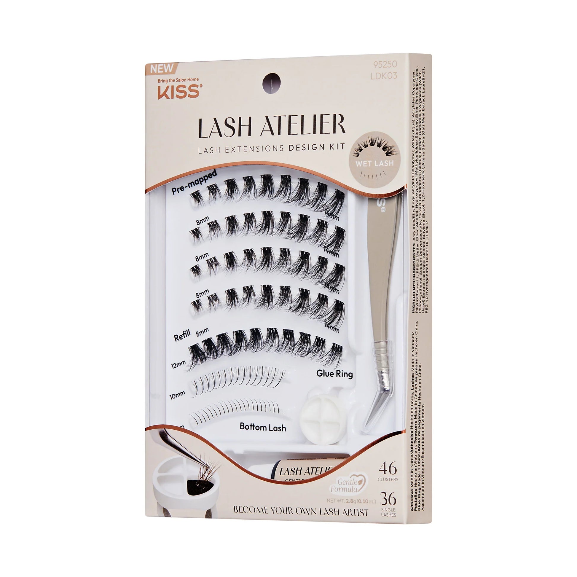 Lash Atelier Individual Lash Extensions Design Kit – Wet Lash